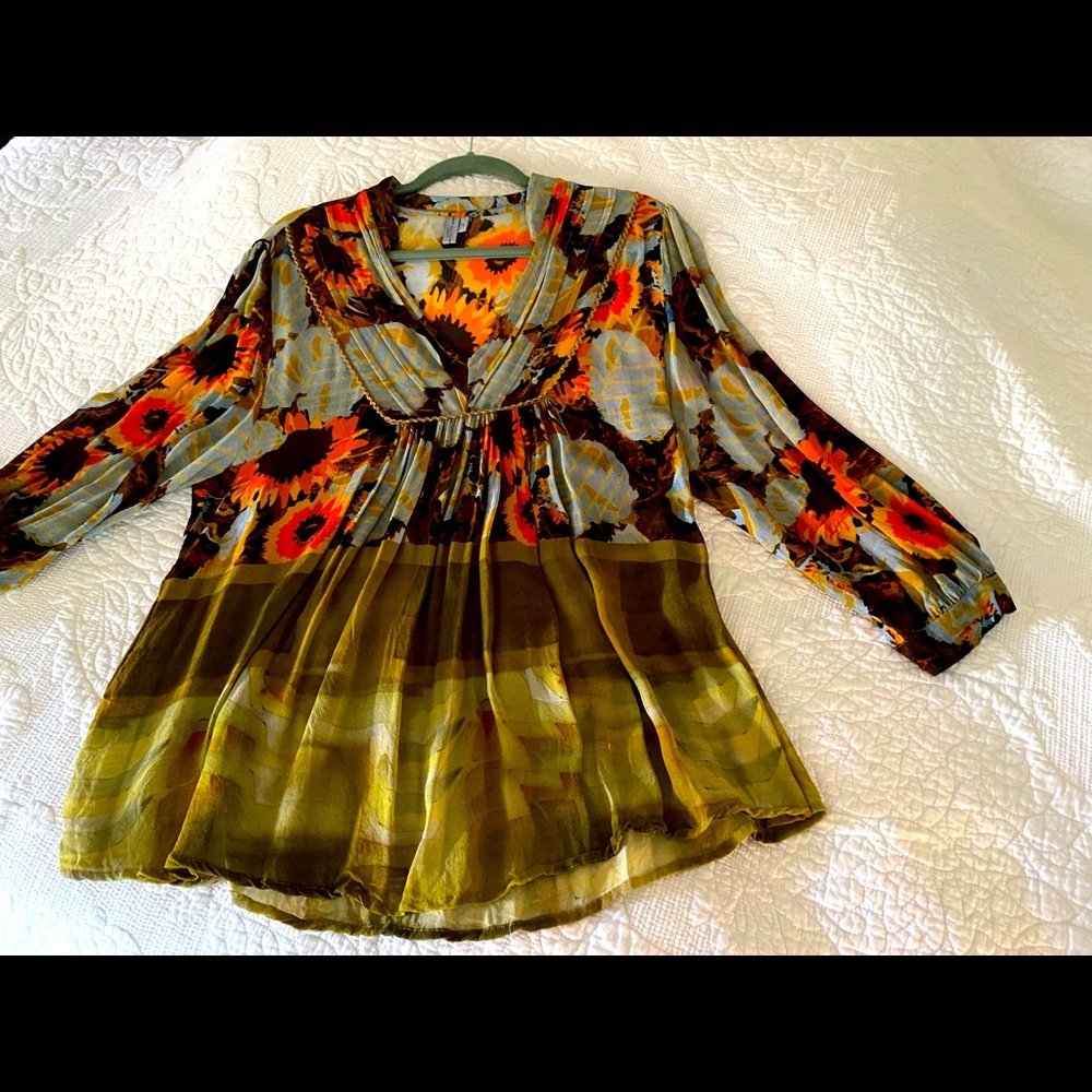 gorgeous chiffon blouse from Anthropology